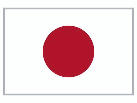 日本の国旗のイラスト